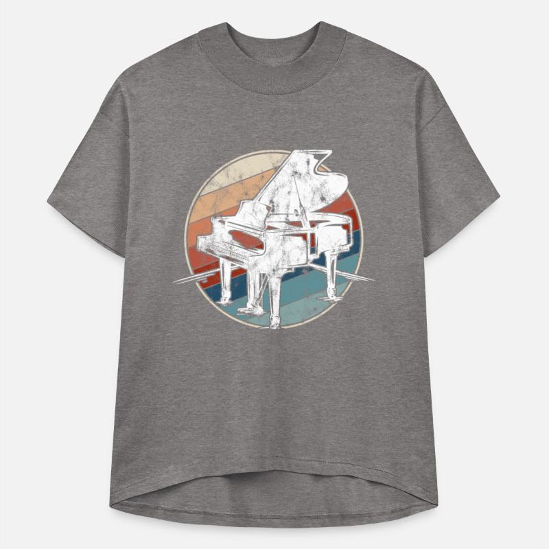 Grand Piano in Retro Style