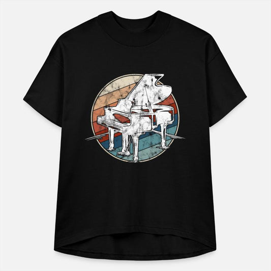 Grand Piano in Retro Style