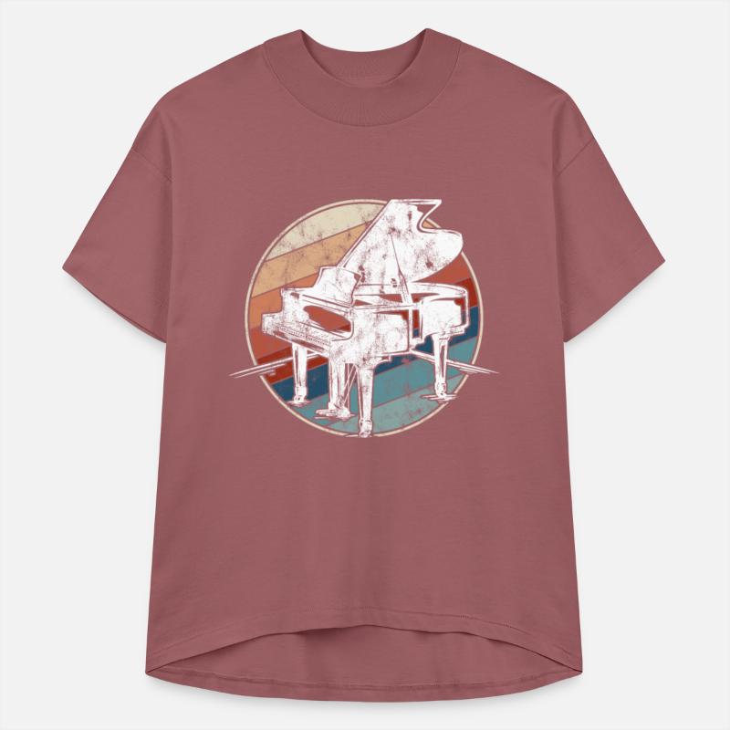 Grand Piano in Retro Style