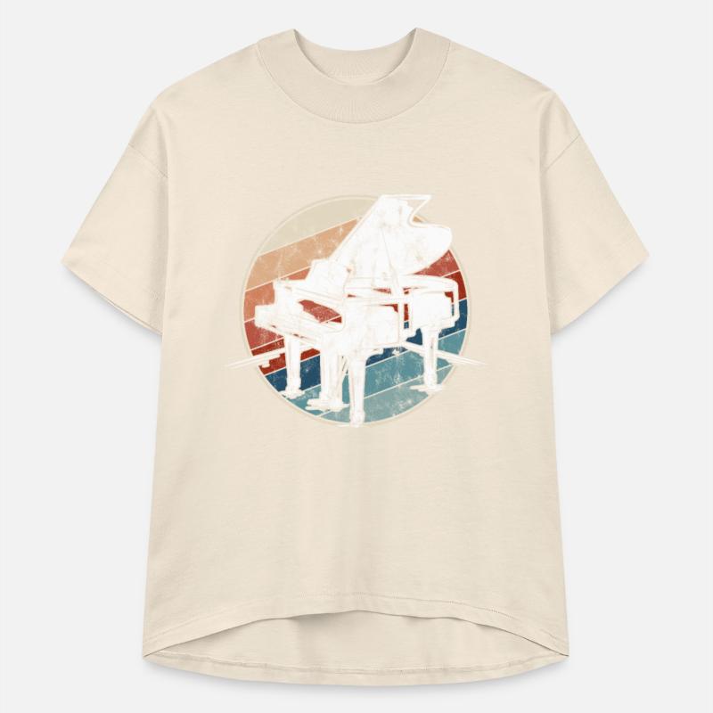 Grand Piano in Retro Style