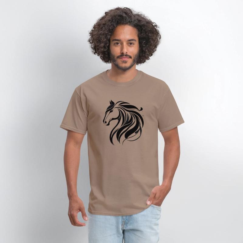 Graphic Of a Horse’s Head T-Shirt