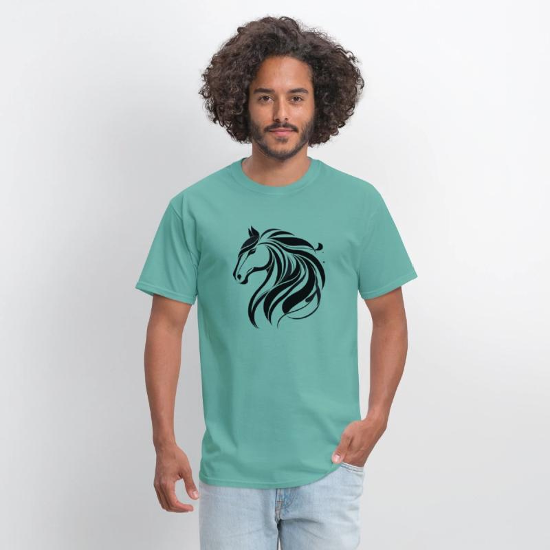 Graphic Of a Horse’s Head T-Shirt