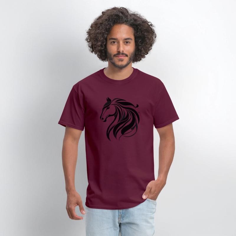 Graphic Of a Horse’s Head T-Shirt