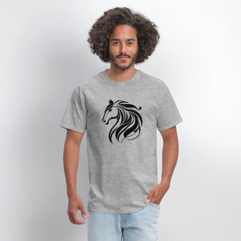 Graphic Of a Horse’s Head T-Shirt