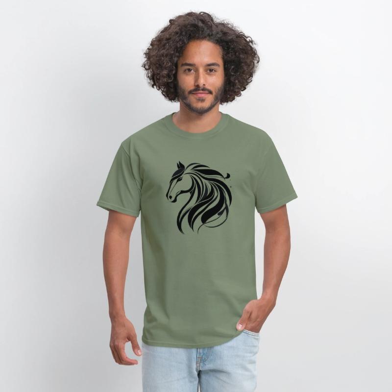 Graphic Of a Horse’s Head T-Shirt