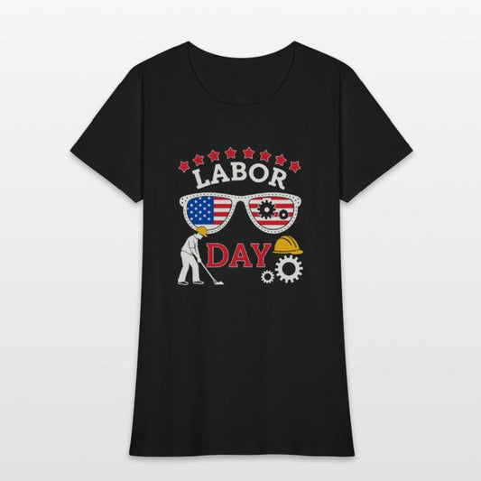graphic t shirt design happy labor day