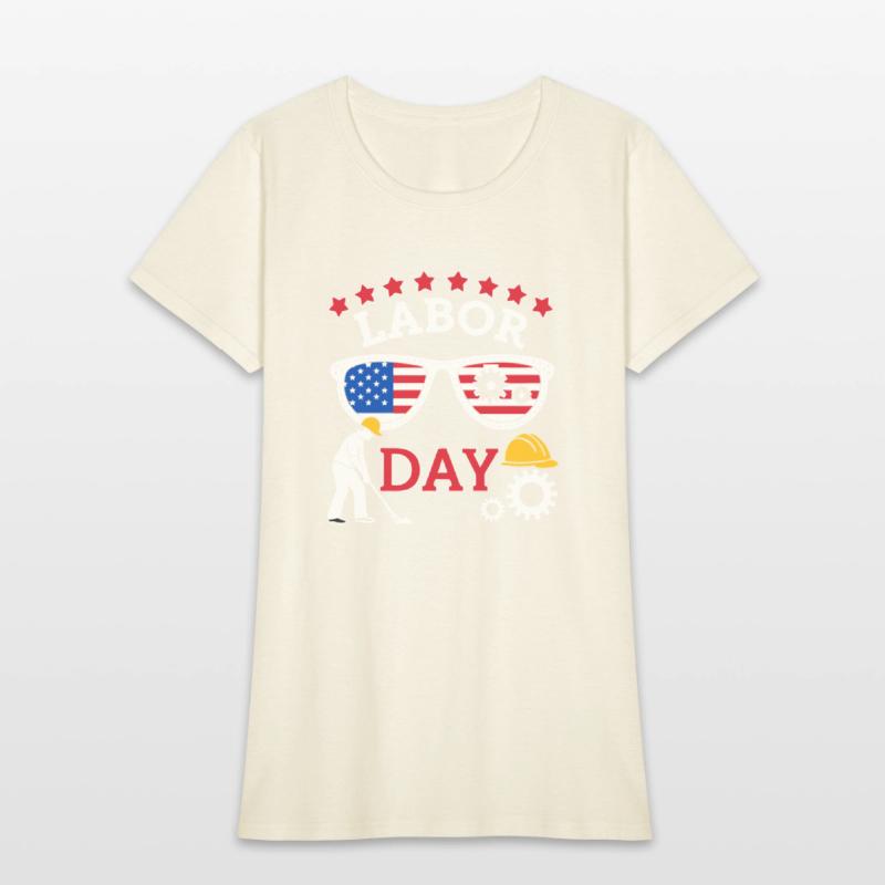 graphic t shirt design happy labor day