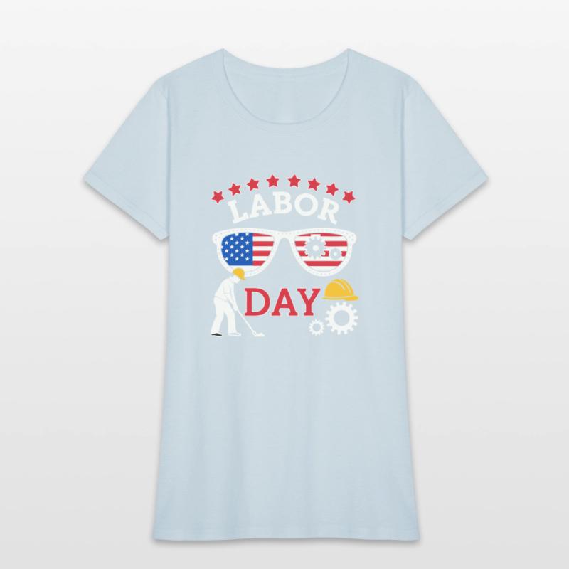 graphic t shirt design happy labor day