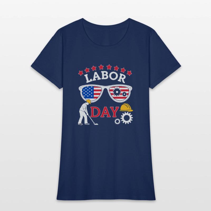 graphic t shirt design happy labor day