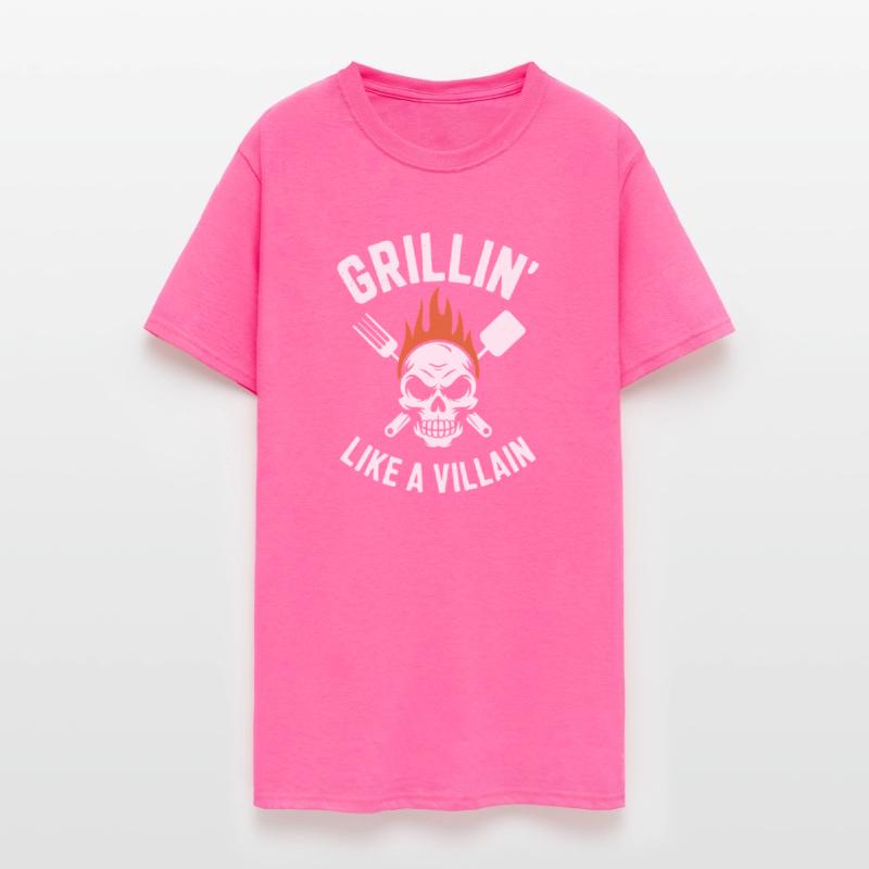 Grilling Villain Skull Tee
