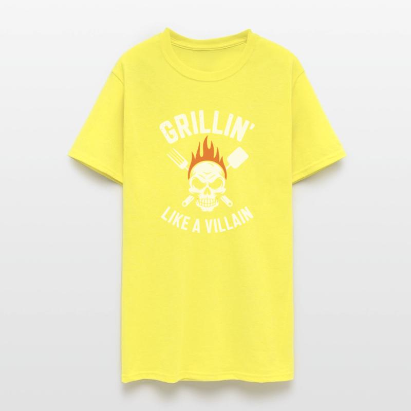 Grilling Villain Skull Tee