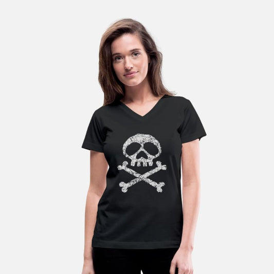 Grunge Pirate Skull & Crossbones