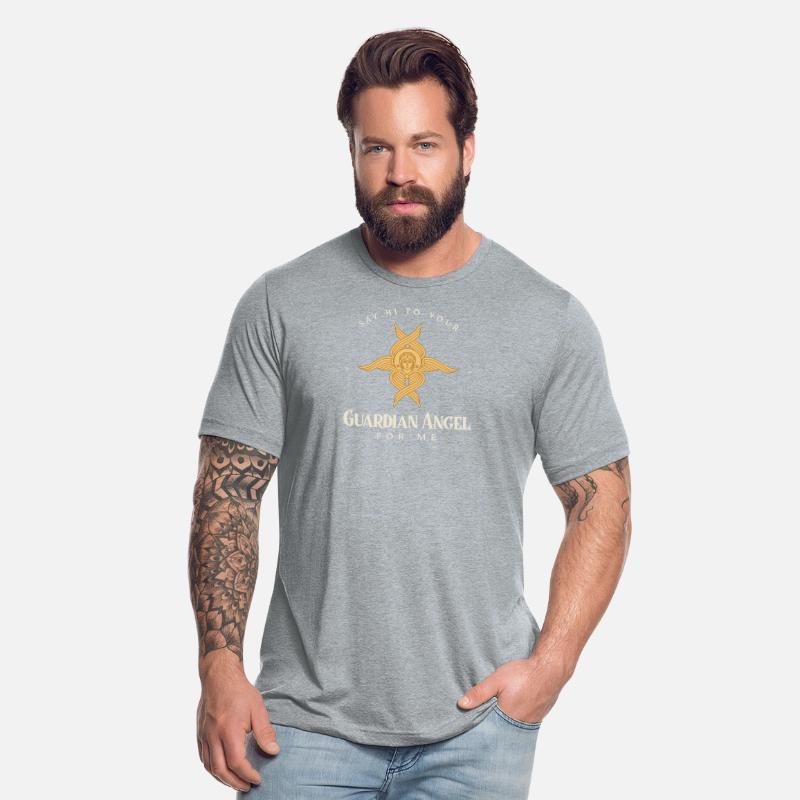 Guardian Angel Emblem T-Shirt Design