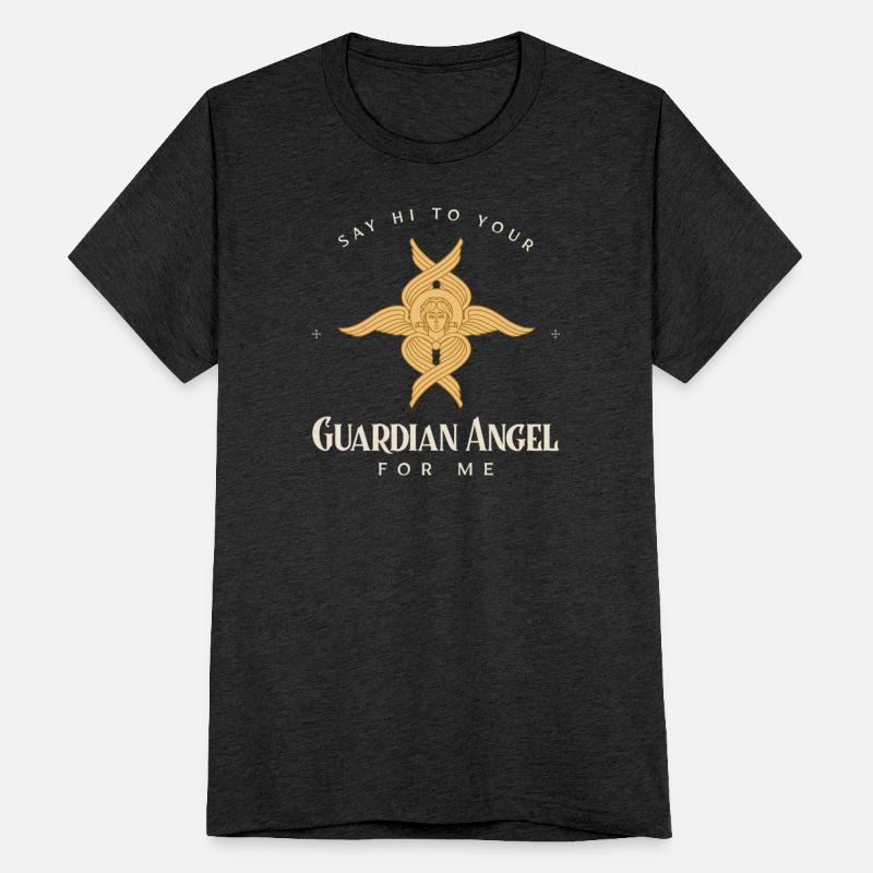 Guardian Angel Emblem T-Shirt Design