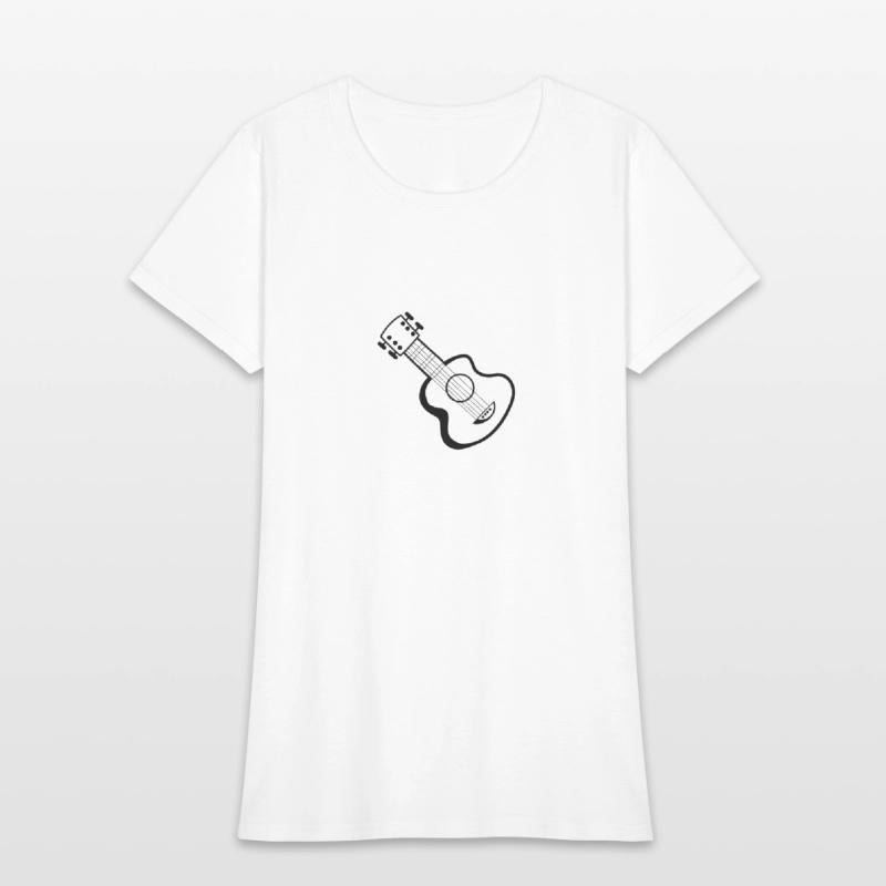 Guitar music instruments Hand-drawn