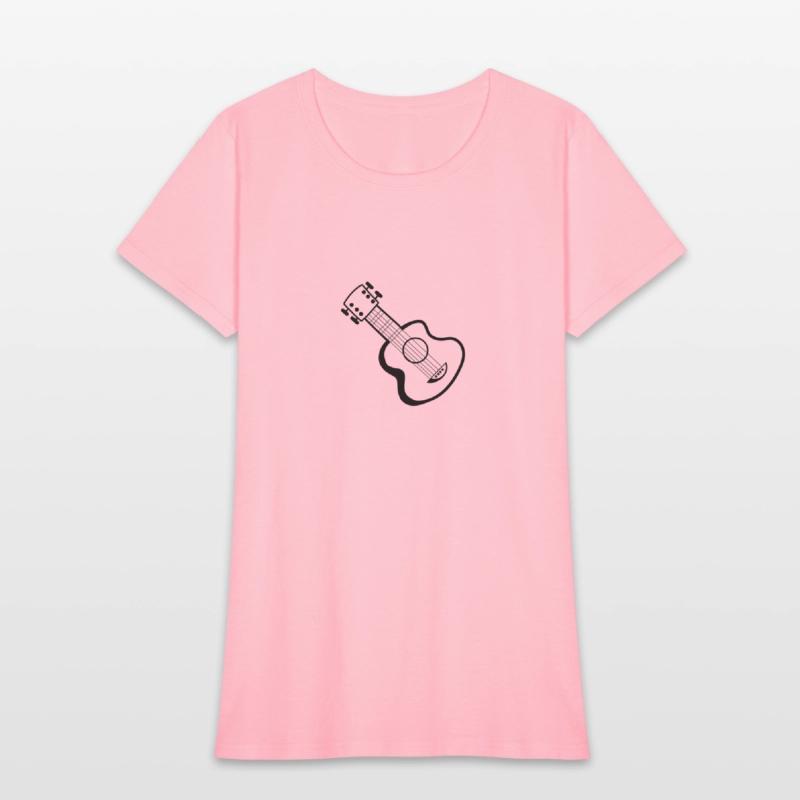 Guitar music instruments Hand-drawn