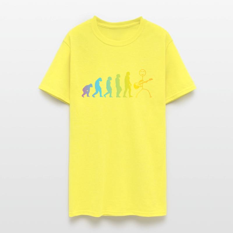 Guitar Player Evolution - Stick Figure Electric Gu