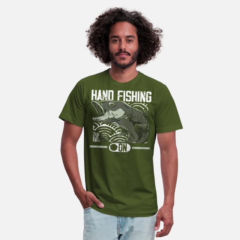 Hand Fishing Fisherman Noodling Lover Fisher Fish