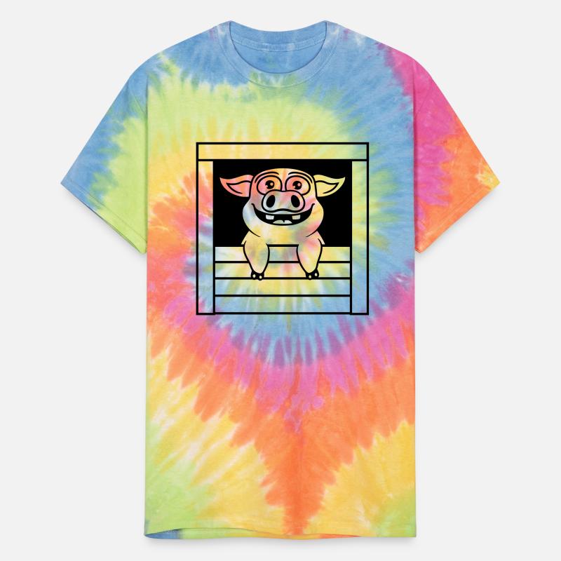 Happy stable pig comic