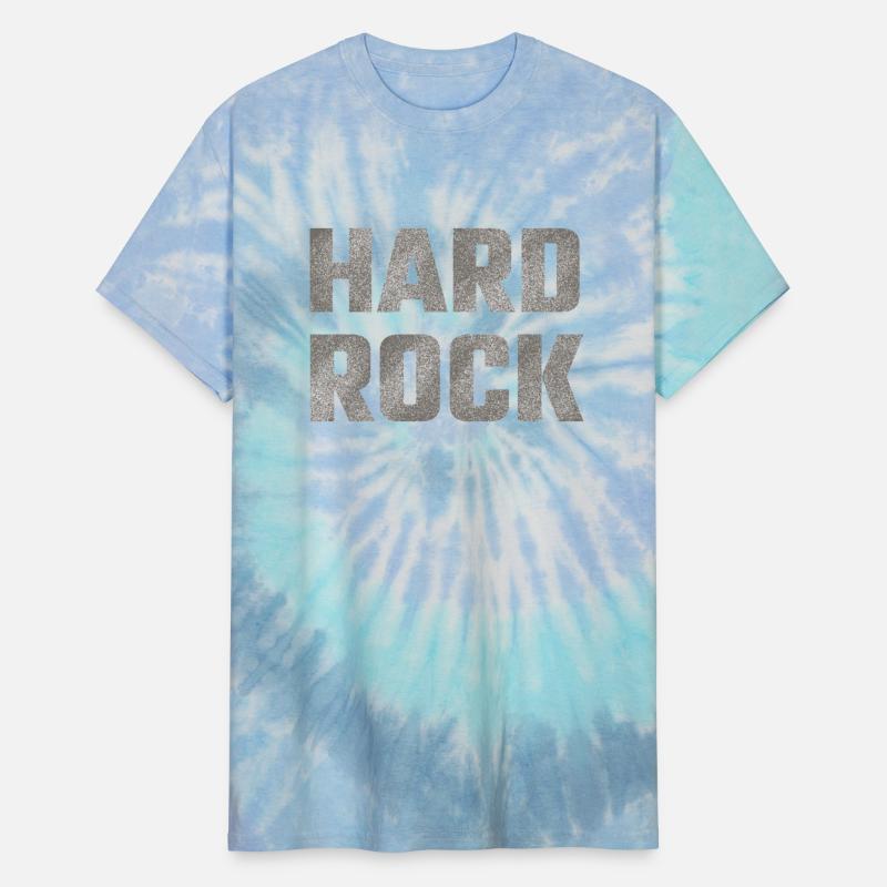 HARD ROCK word with grunge texture