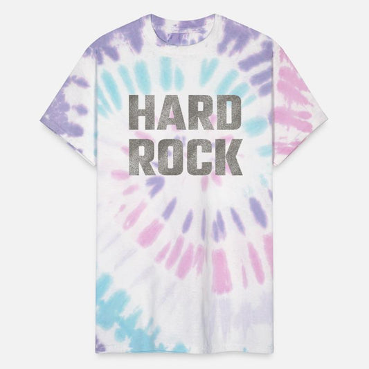 HARD ROCK word with grunge texture
