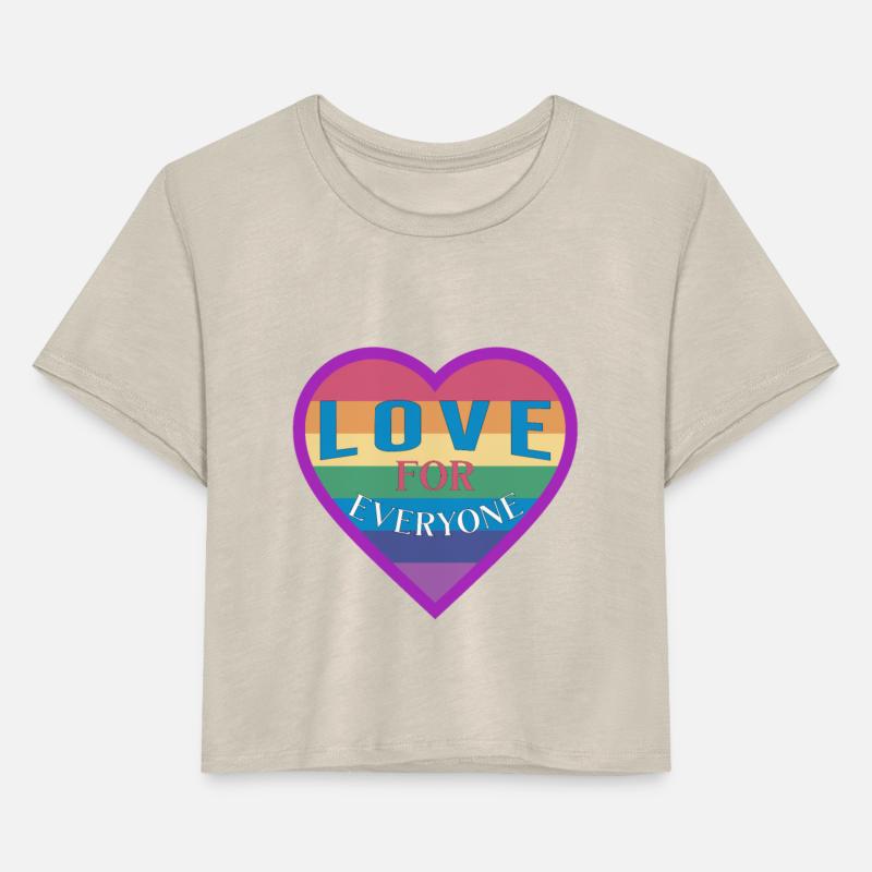 Heart rainbow unisex love for everyone