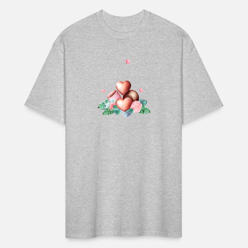 Hearts, Roses, and Foliage Design