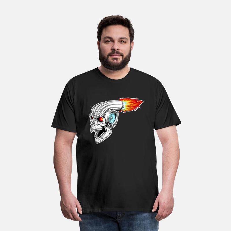 Hell Turbo Power Devil Skull Turbocharger Flames