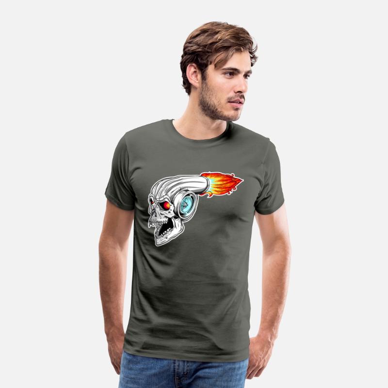 Hell Turbo Power Devil Skull Turbocharger Flames