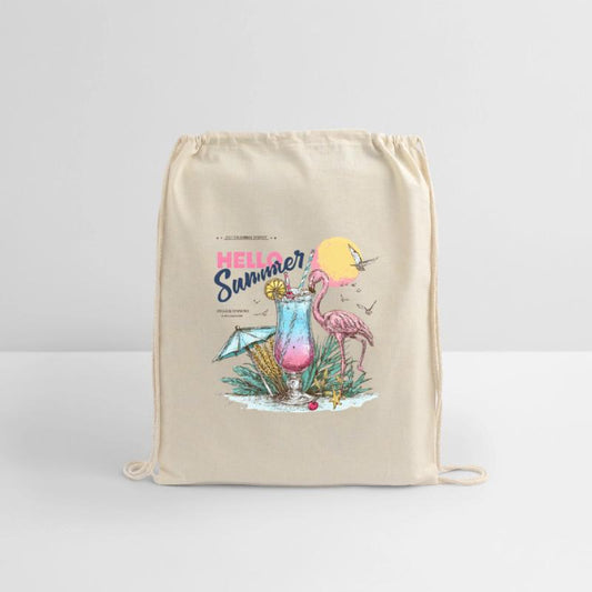 Hello Summer Flamingo & Cocktail T-Shirt