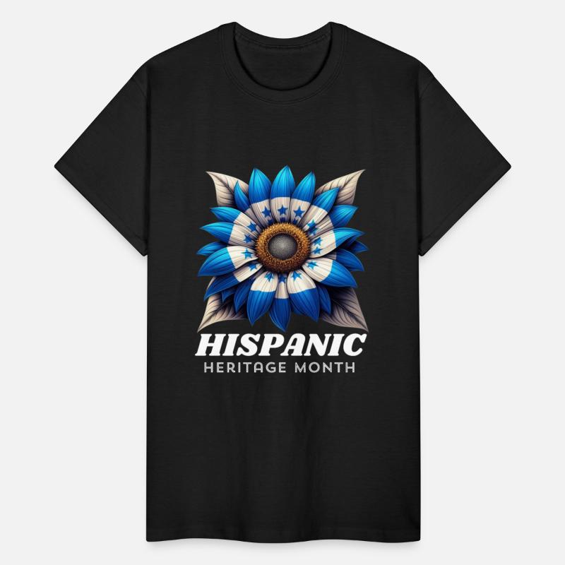Hispanic Heritage Month Honduras flag sunflower