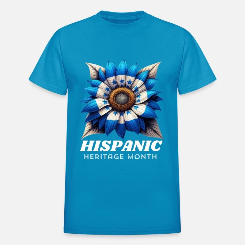 Hispanic Heritage Month Honduras flag sunflower