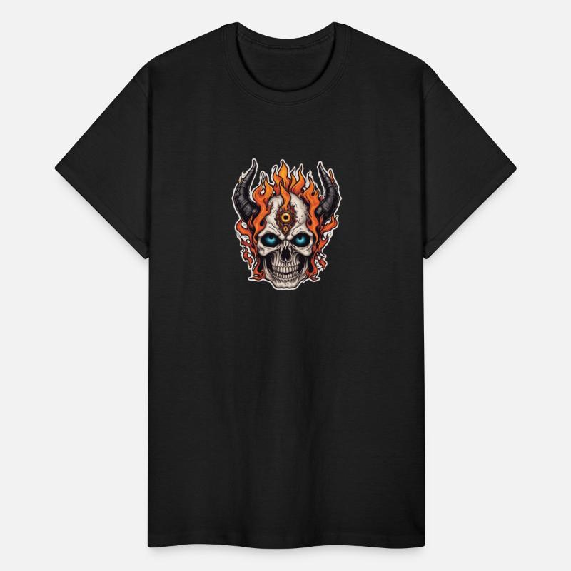 Horned Skull with a Third Eye