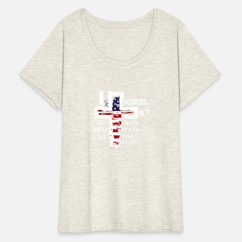 I Kneel at the Cross and Stand Patriotic Stand For