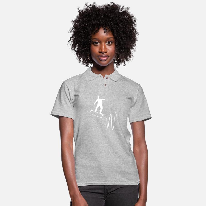 I Love Longboarding Skateboard Heartbeat Longboard