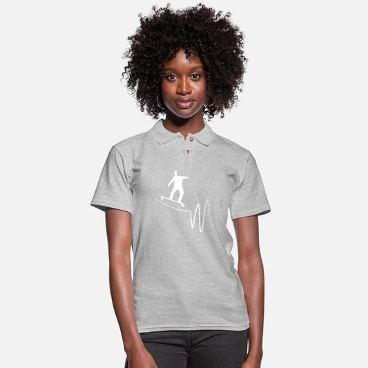 I Love Longboarding Skateboard Heartbeat Longboard