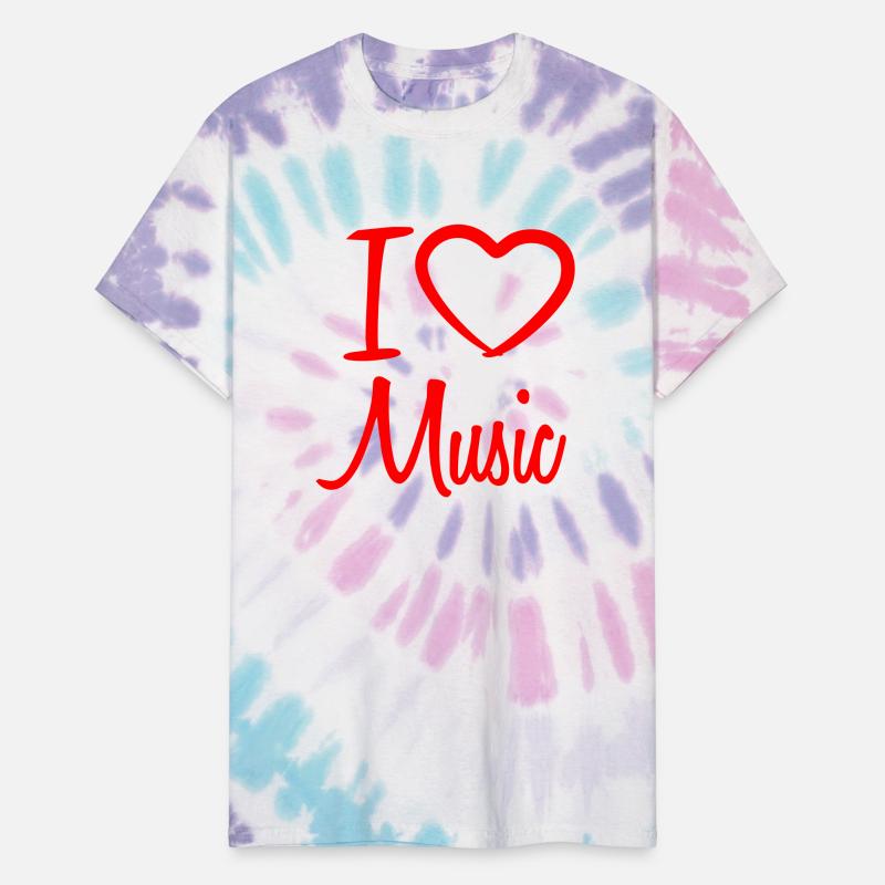 I Love Music Letters Heart Quote Dance Party Logo