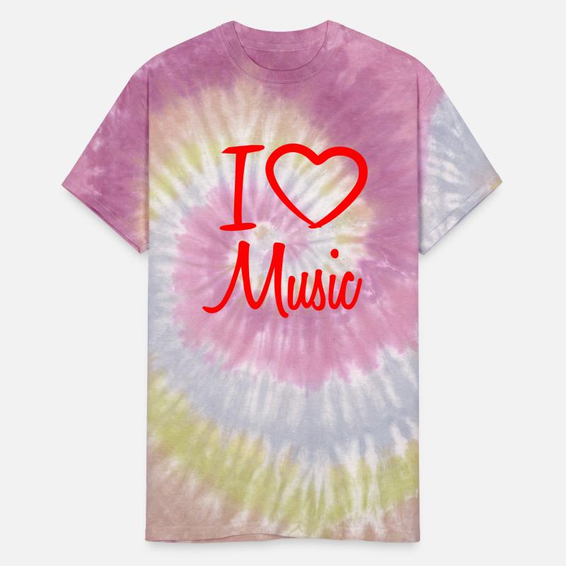I Love Music Letters Heart Quote Dance Party Logo
