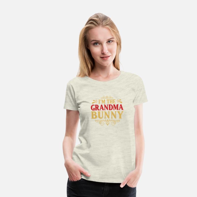 I m The Grandma Bunny Family Easter Sunday T Shirt