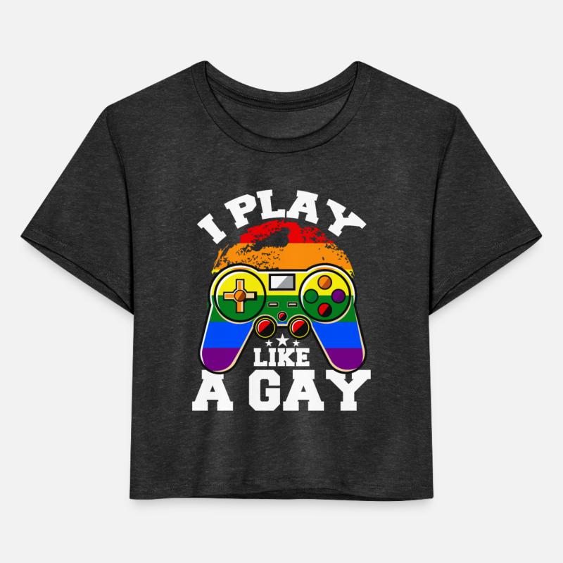 I play like a gay - lgbt gamer rainbow geek nerd