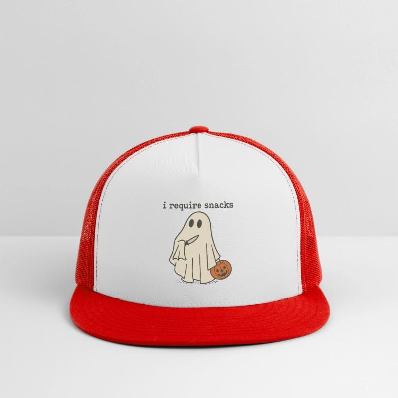 I Require Snacks Funny Halloween Ghost Meme