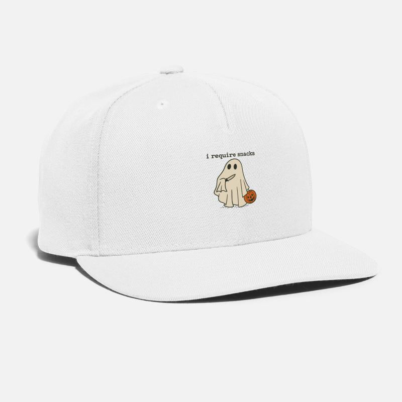 I Require Snacks Funny Halloween Ghost Meme