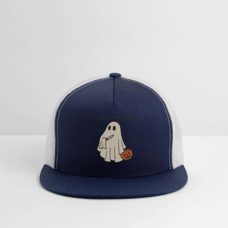 I Require Snacks Funny Halloween Ghost Meme