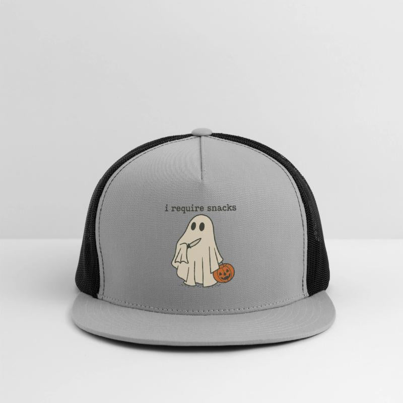 I Require Snacks Funny Halloween Ghost Meme