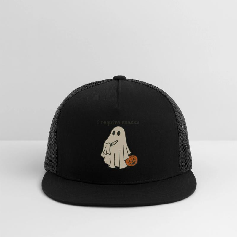 I Require Snacks Funny Halloween Ghost Meme