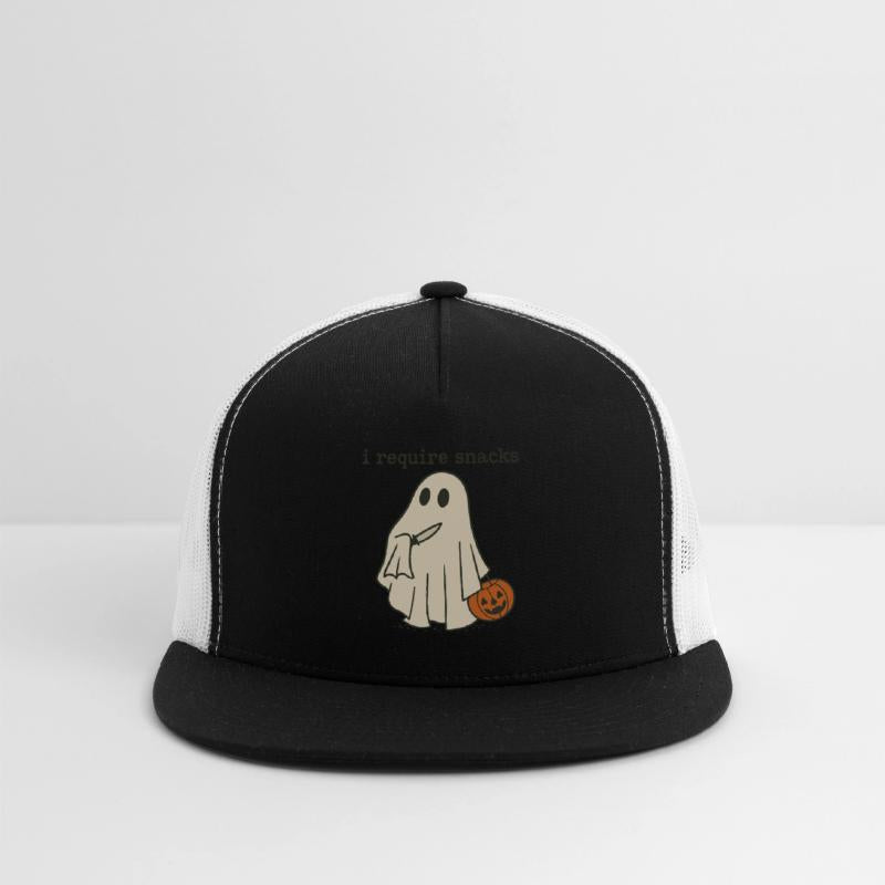 I Require Snacks Funny Halloween Ghost Meme