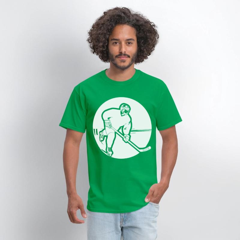 Ice Hockey Guy Drawing