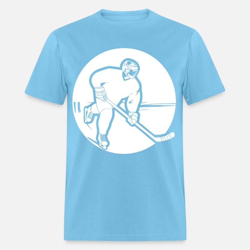 Ice Hockey Guy Drawing