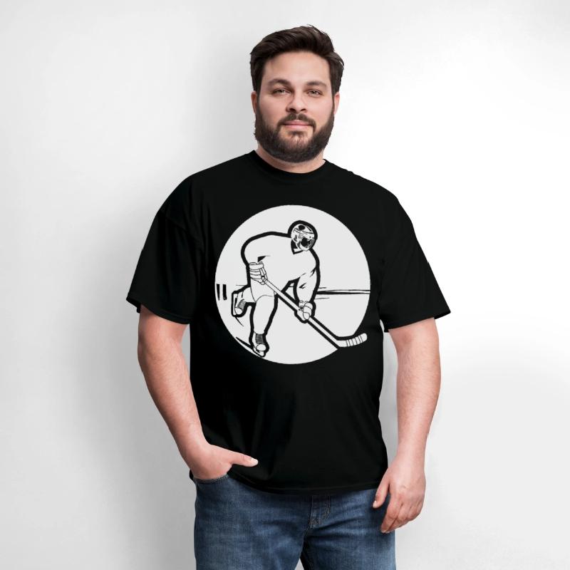 Ice Hockey Guy Drawing