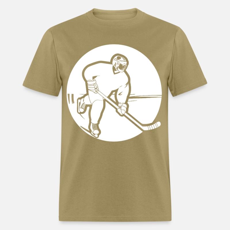 Ice Hockey Guy Drawing